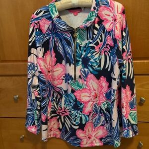 Lilly Pulitzer ½ Zip Jacket, hard to find size XXL